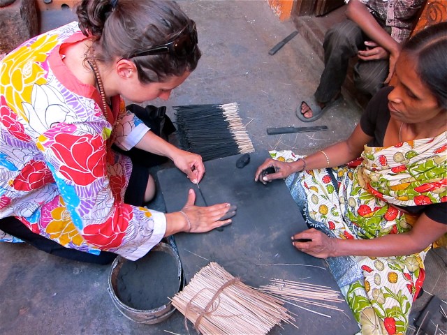 Rolling Incense - Mysore, India