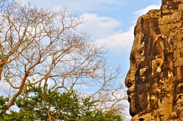 Face at South Gate: Angkor Wat, Cambodia