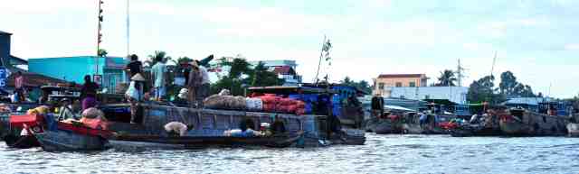 Floating Market Mekong Delta, Vietnam