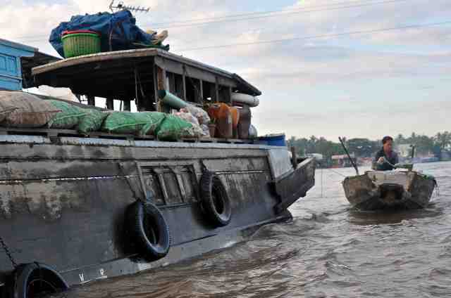 Coffee delivery Mekong Delta, Vietnam