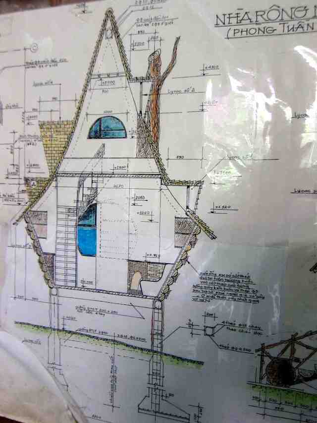 Plans for The Crazy House - Dalat, Vietnam