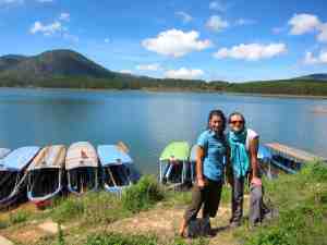 Jodi and Celine at Lak Lake